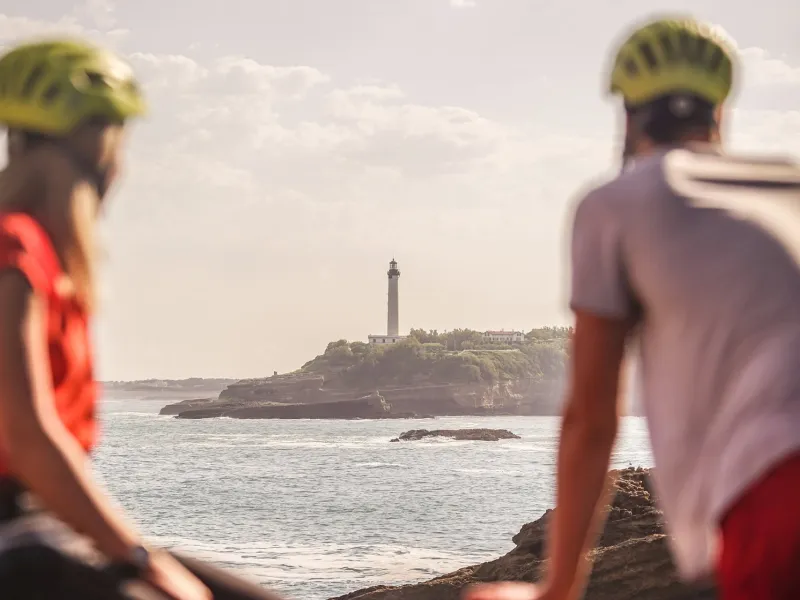 Phare de Biarritz vu du Rocher de la Vierge