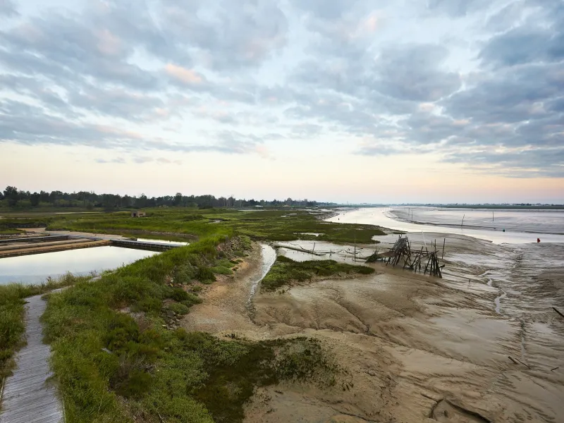 Couchée de soleil sur la Pointe d'Arçay