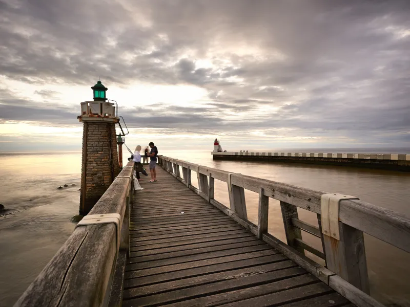Ponton vers l'Atlantique à Capbreton