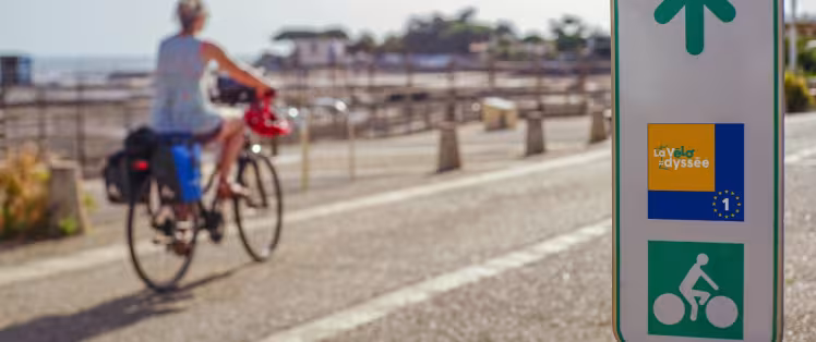 Signalétique vélo à La Rochelle