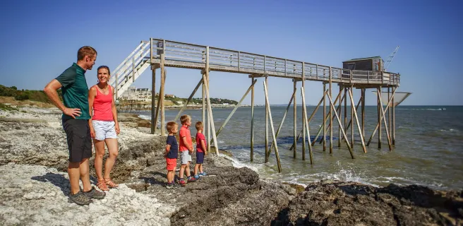 Carrelet sur la côte de Royan