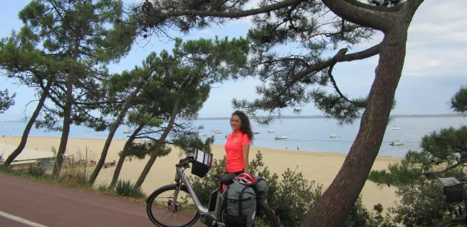 La côte atlantique à vélo d'Arcachon à Biarritz
