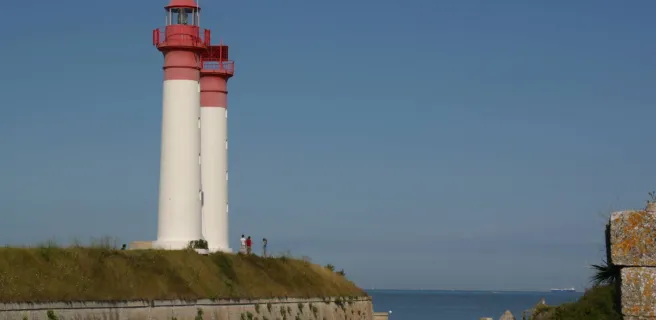 Les deux phares emblématiques de l'île d'Aix