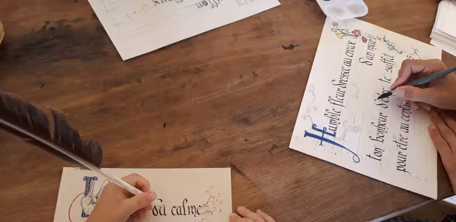 Atelier Calligraphie et enluminure