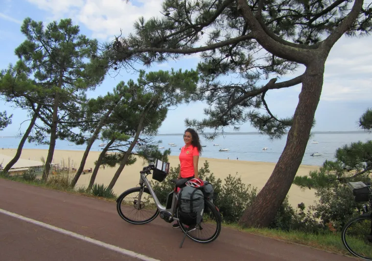La côte atlantique à vélo d'Arcachon à Biarritz