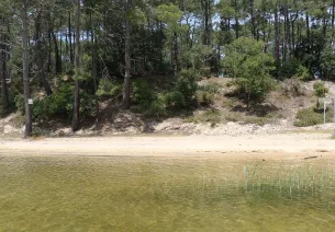 plage lac hourtin velodyssee