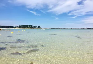 Plage de Roc'h Kroum sur La Vélodyssée