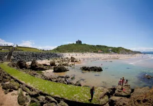 plage bidart sur la velodyssee