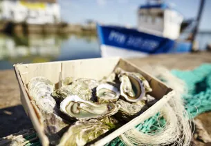 eleveur huitres sur la velodyssee
