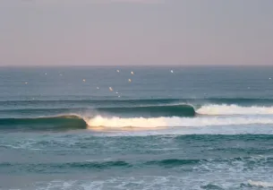 Le spot de surf de Lacanau