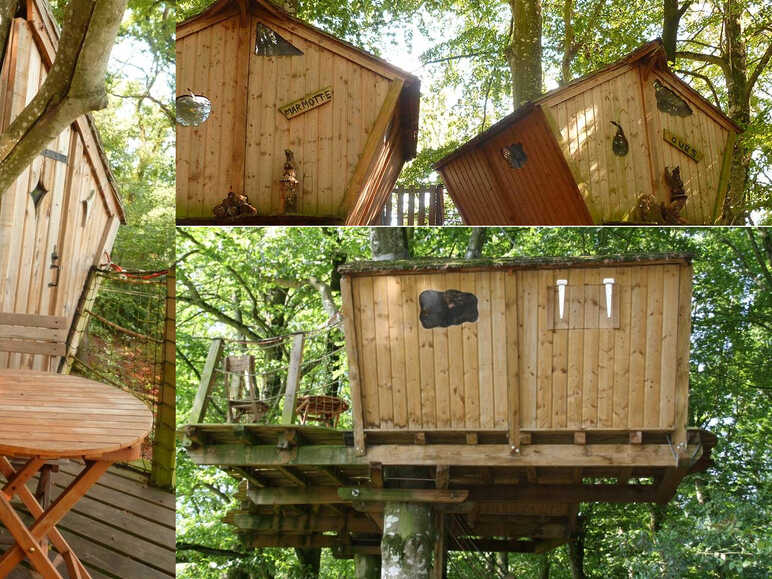 dormir dans une cabane perchée morbihan