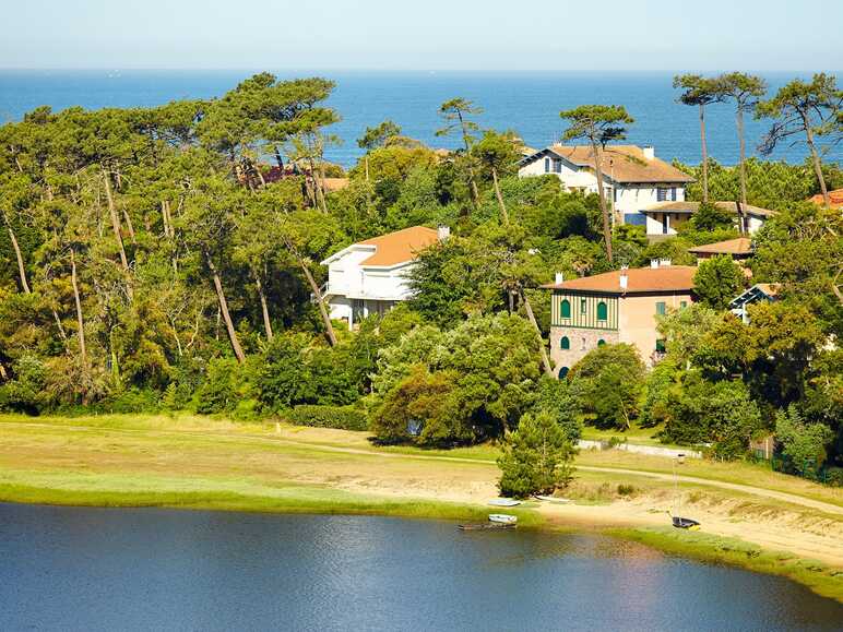 Vue aérienne sur Hossegor 