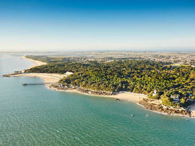 vue aérienne de noirmoutier